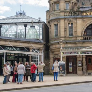 guided ale themed walk in Buxton