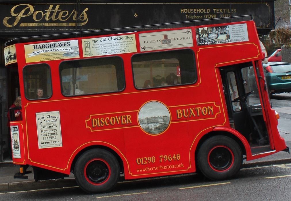 Buxton tram tour at Potters