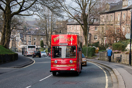 Buxton Tram on Terrace Road